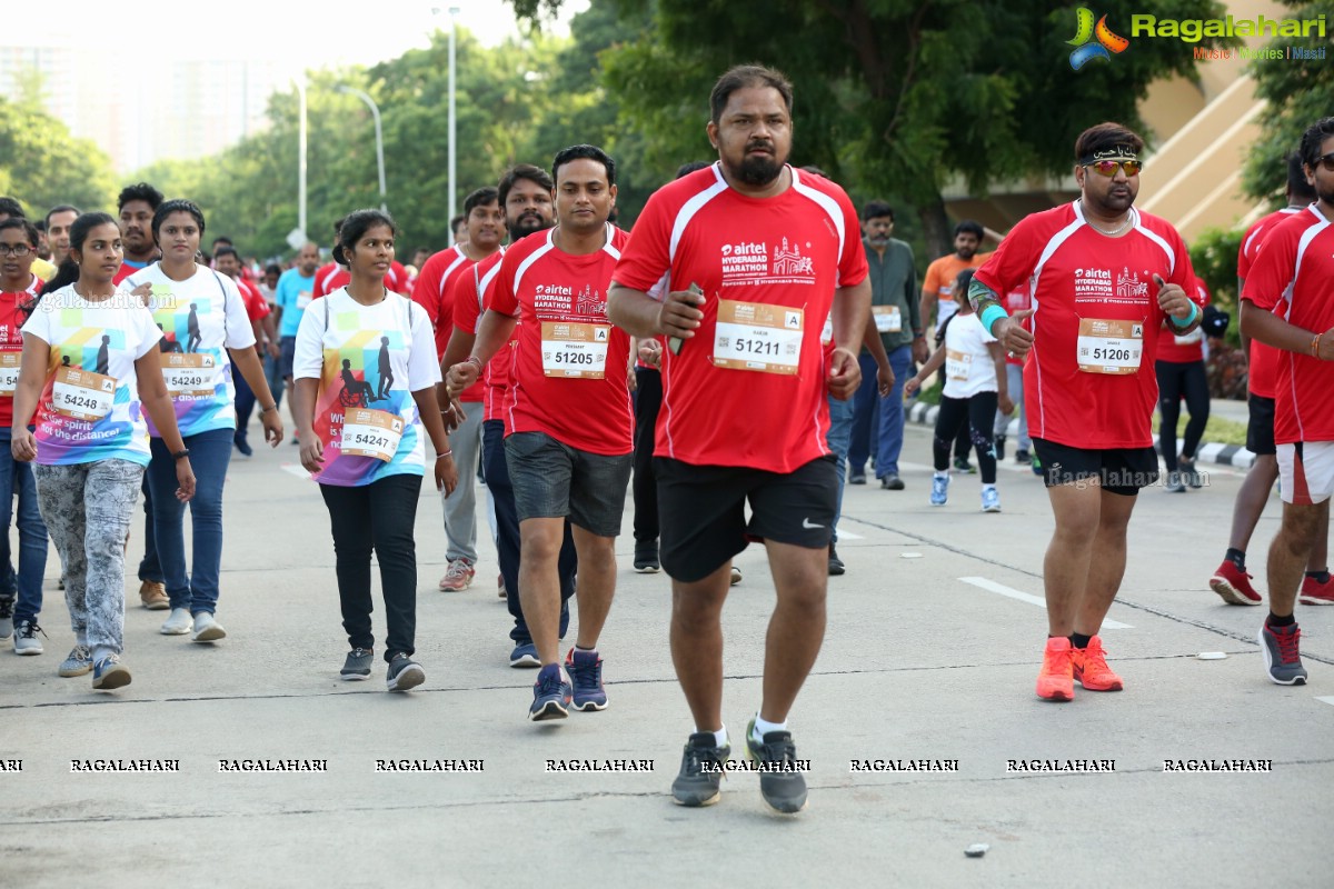 Airtel Hyderabad Marathon 2019 5K RUN, 5K CXO RUN & Costume Run at Hitex Exhibition Centre