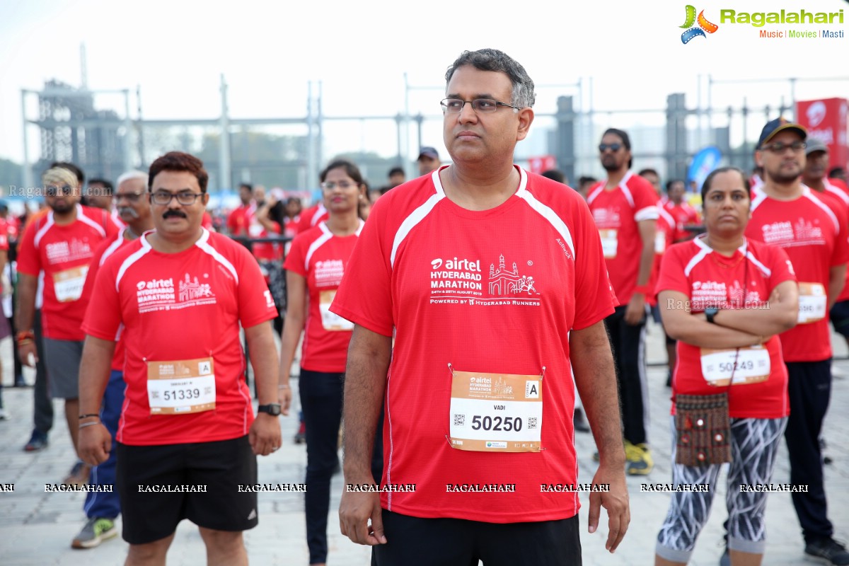 Airtel Hyderabad Marathon 2019 5K RUN, 5K CXO RUN & Costume Run at Hitex Exhibition Centre