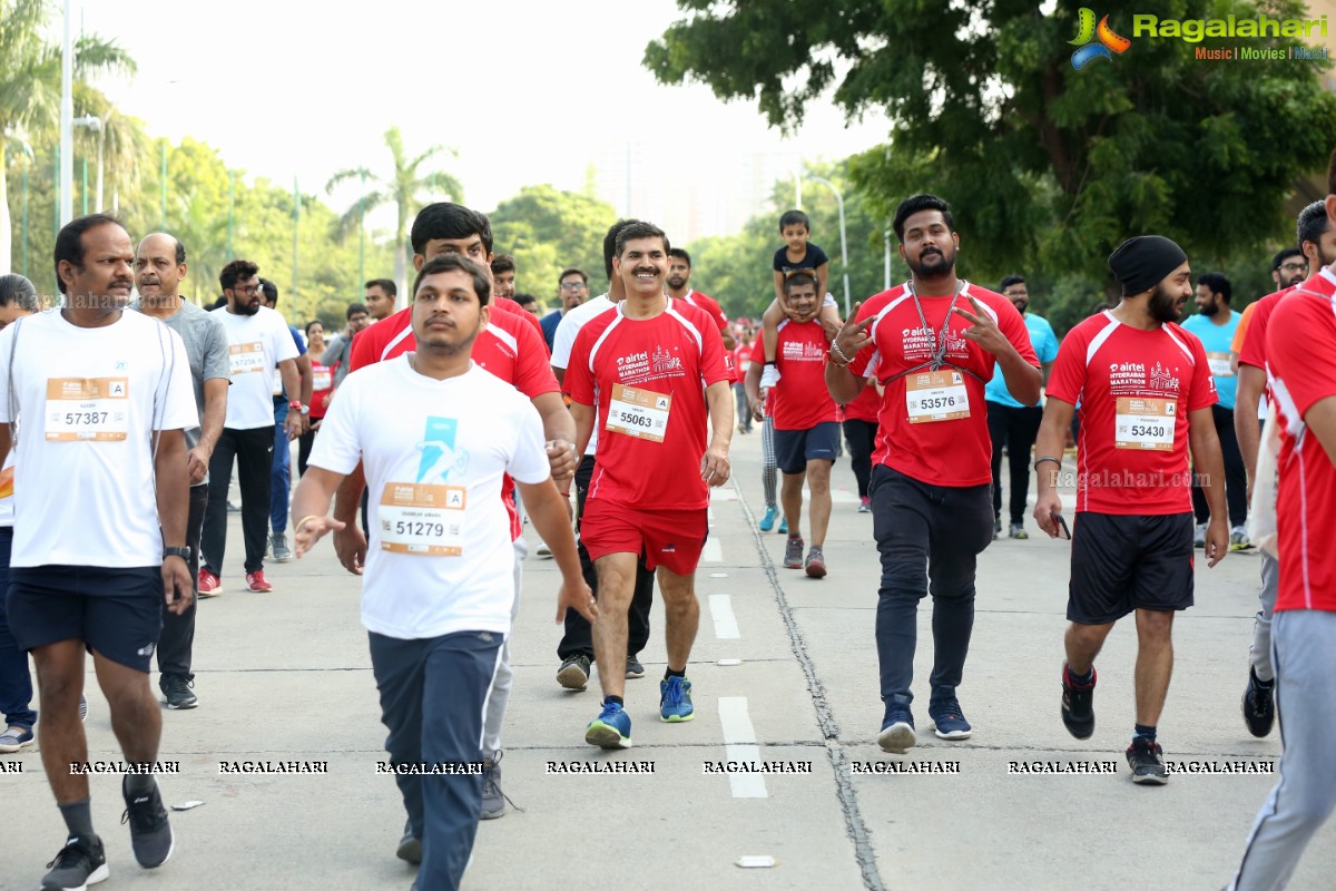 Airtel Hyderabad Marathon 2019 5K RUN, 5K CXO RUN & Costume Run at Hitex Exhibition Centre