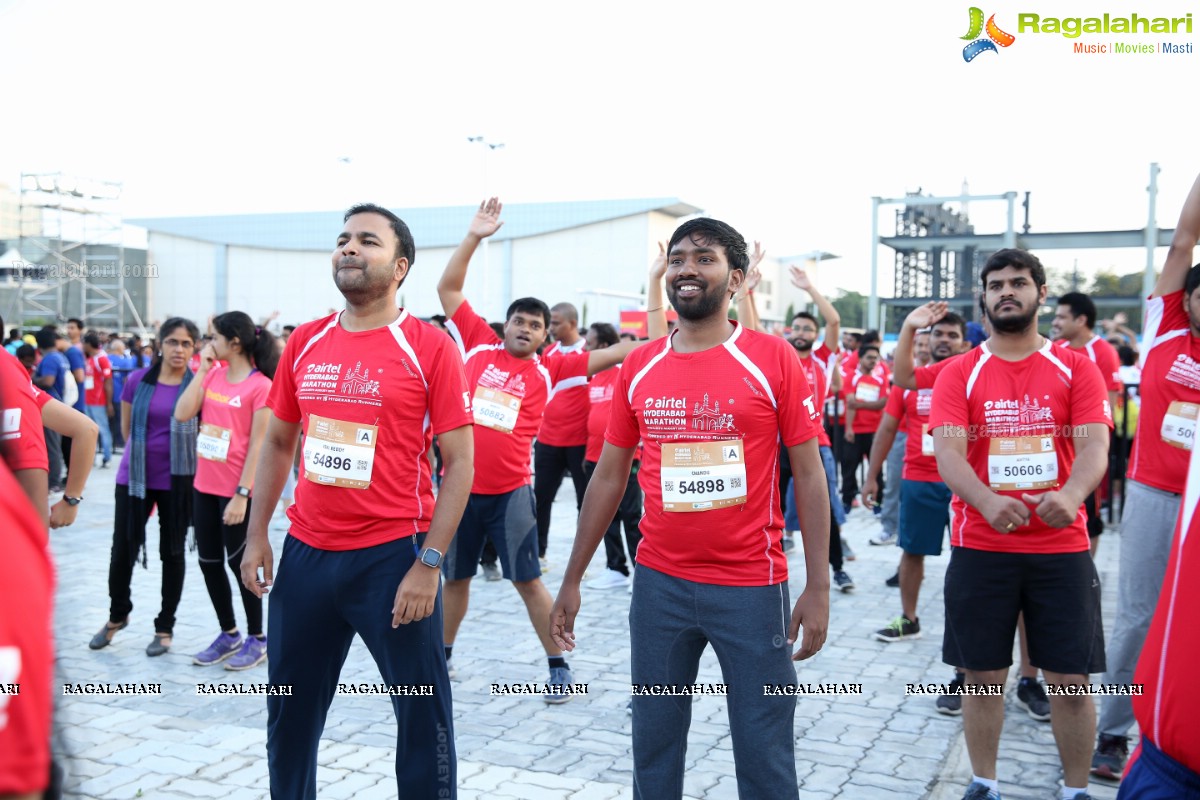 Airtel Hyderabad Marathon 2019 5K RUN, 5K CXO RUN & Costume Run at Hitex Exhibition Centre