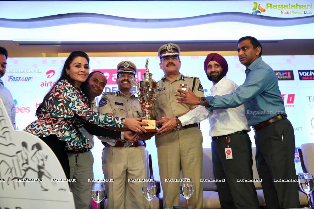 Airtel Hyderabad Marathon 2019 Press Meet at Taj Krishna 