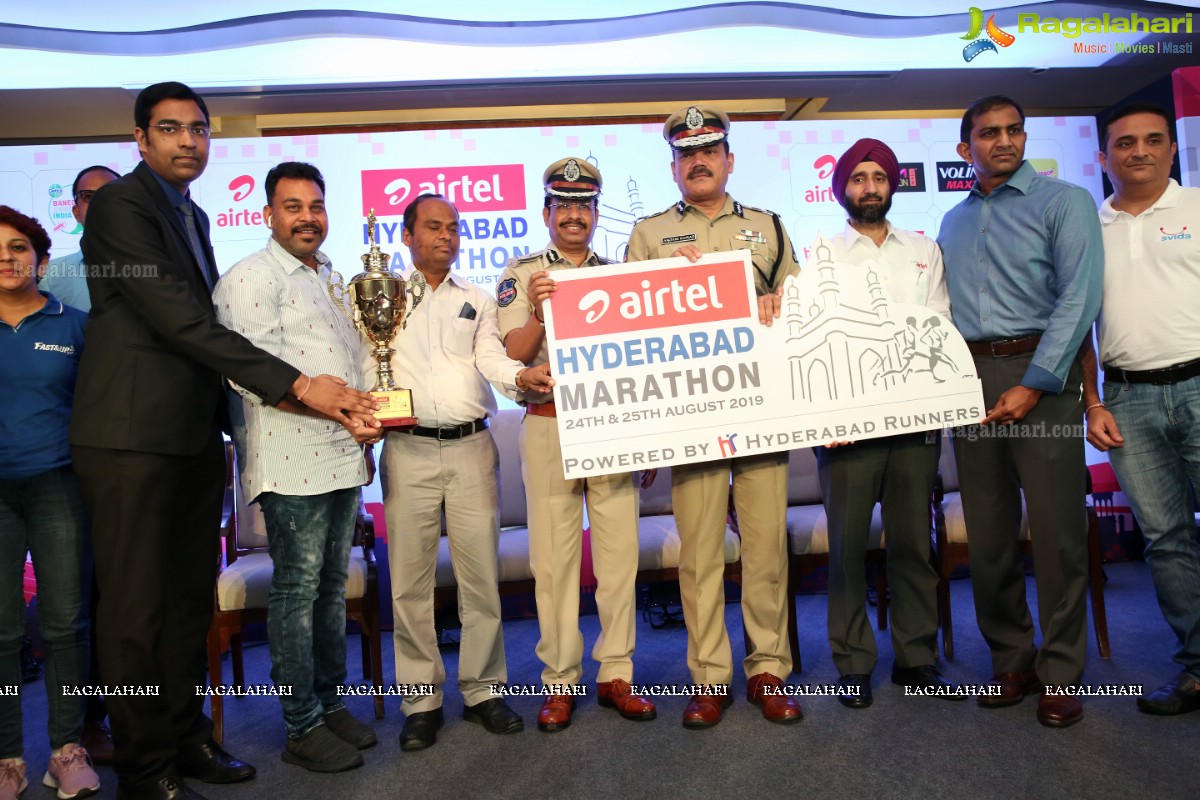 Airtel Hyderabad Marathon 2019 Press Meet at Taj Krishna 