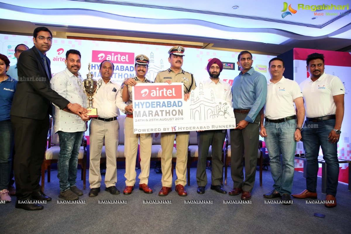 Airtel Hyderabad Marathon 2019 Press Meet at Taj Krishna 