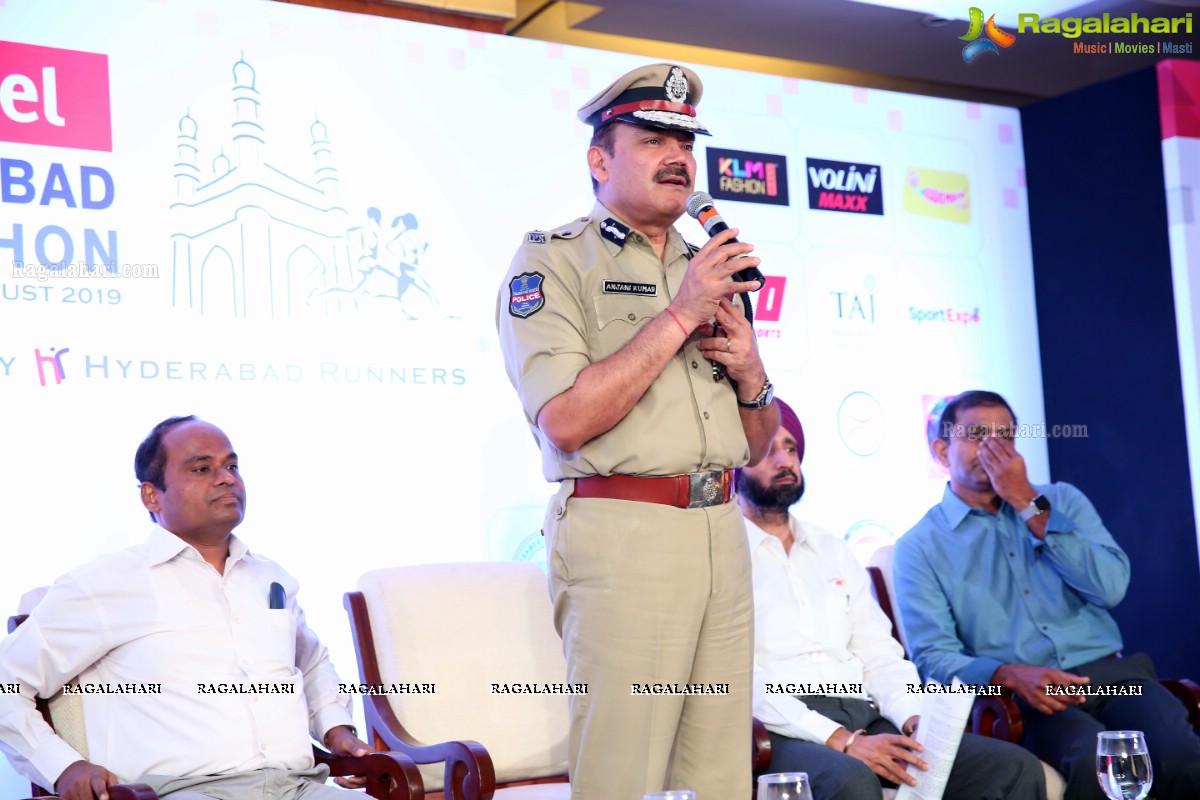 Airtel Hyderabad Marathon 2019 Press Meet at Taj Krishna 