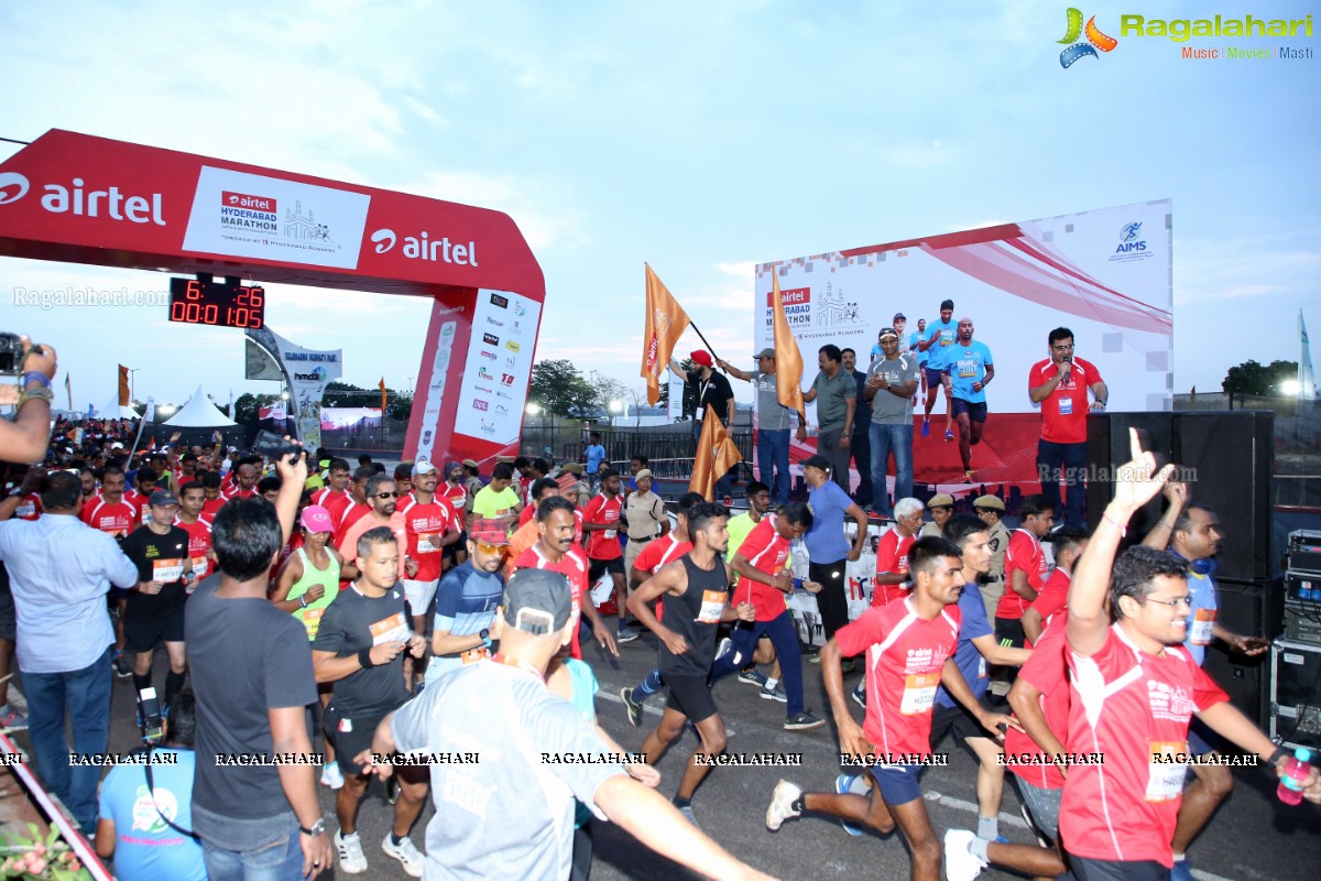 Airtel Hyderabad Marathon 9th Edition 10K, Half Marathon & Full Marathon