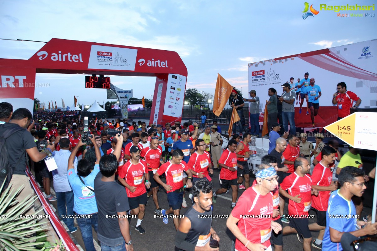 Airtel Hyderabad Marathon 9th Edition 10K, Half Marathon & Full Marathon