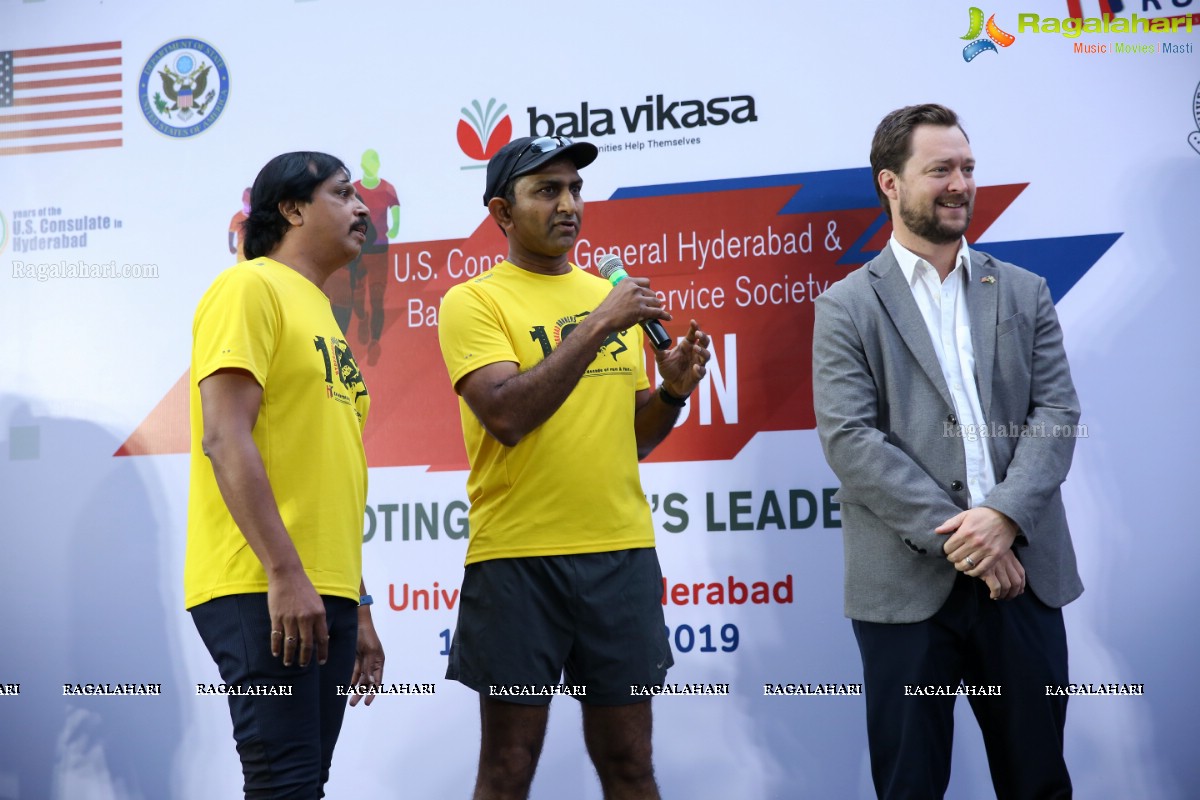Bala Vikasa 10K Run Promoting Women's Leadership at University of Hyderabad