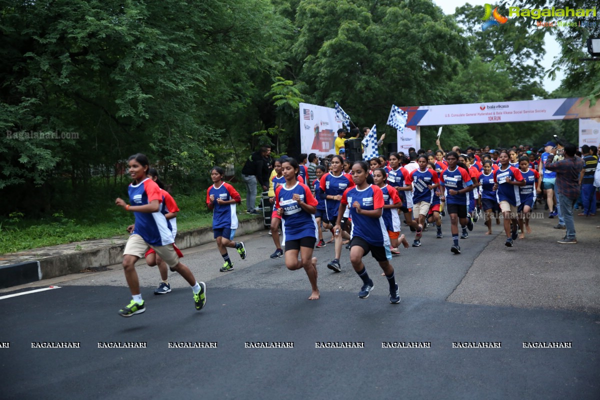 Bala Vikasa 10K Run Promoting Women's Leadership at University of Hyderabad