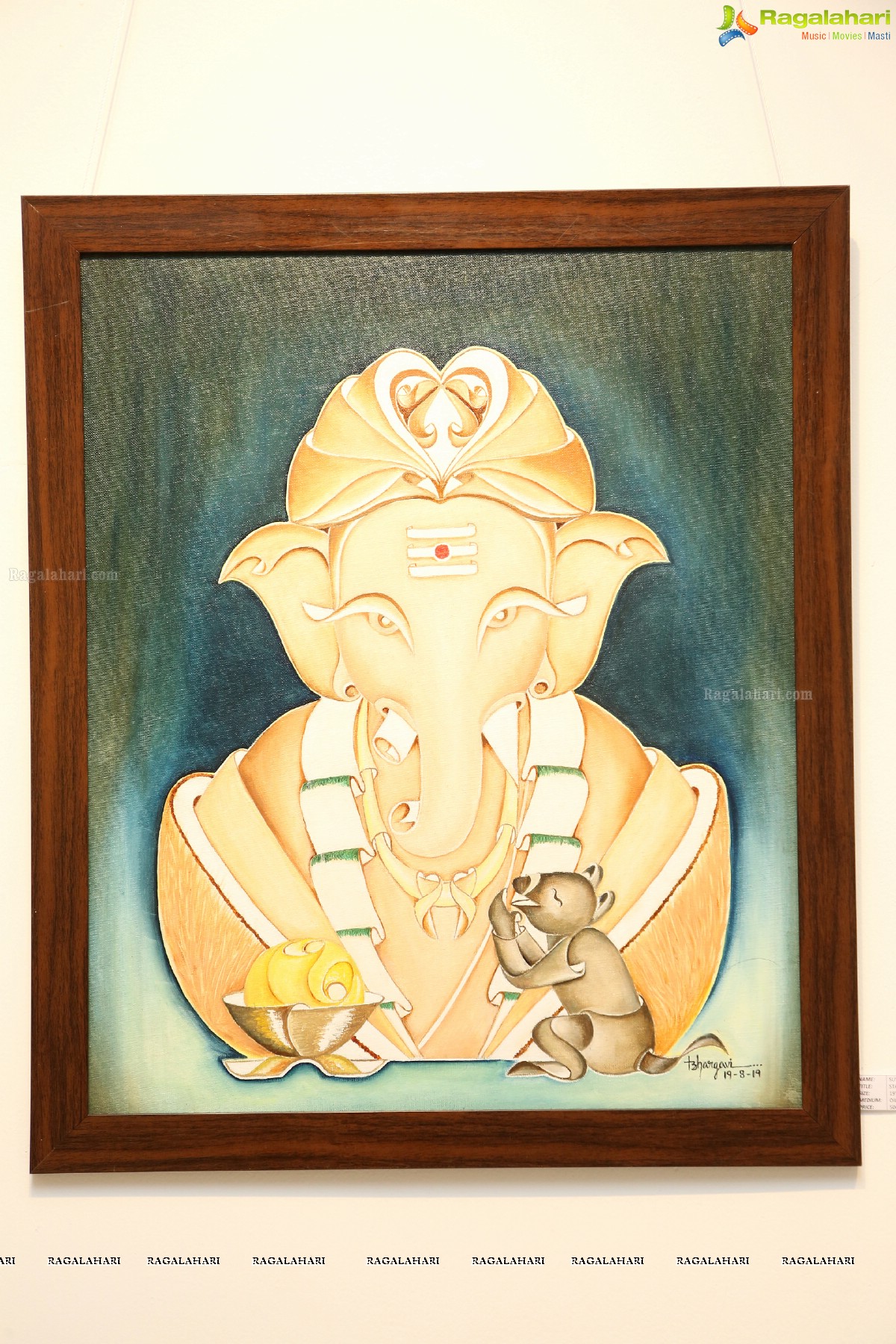 108 Lord Ganesha Paintings Exhibition at State Gallery of Art