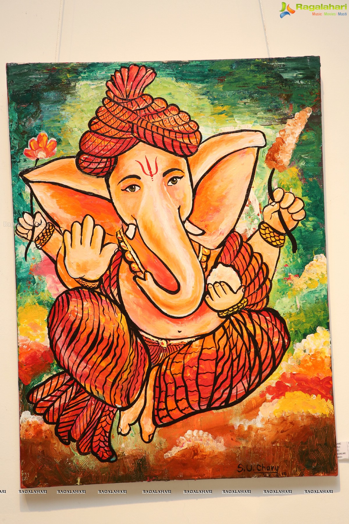 108 Lord Ganesha Paintings Exhibition at State Gallery of Art