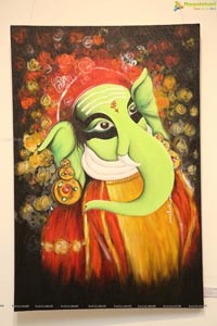 Lord Ganesha Paintings Exhibition