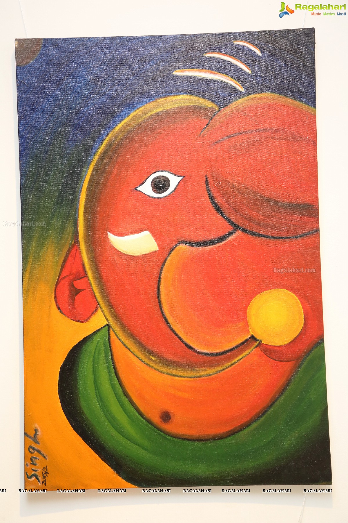 108 Lord Ganesha Paintings Exhibition at State Gallery of Art