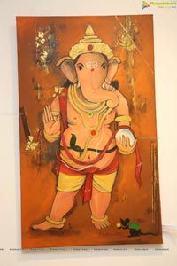 Lord Ganesha Paintings Exhibition