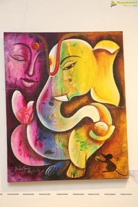 Lord Ganesha Paintings Exhibition