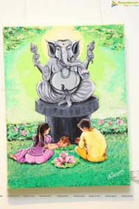 Lord Ganesha Paintings Exhibition