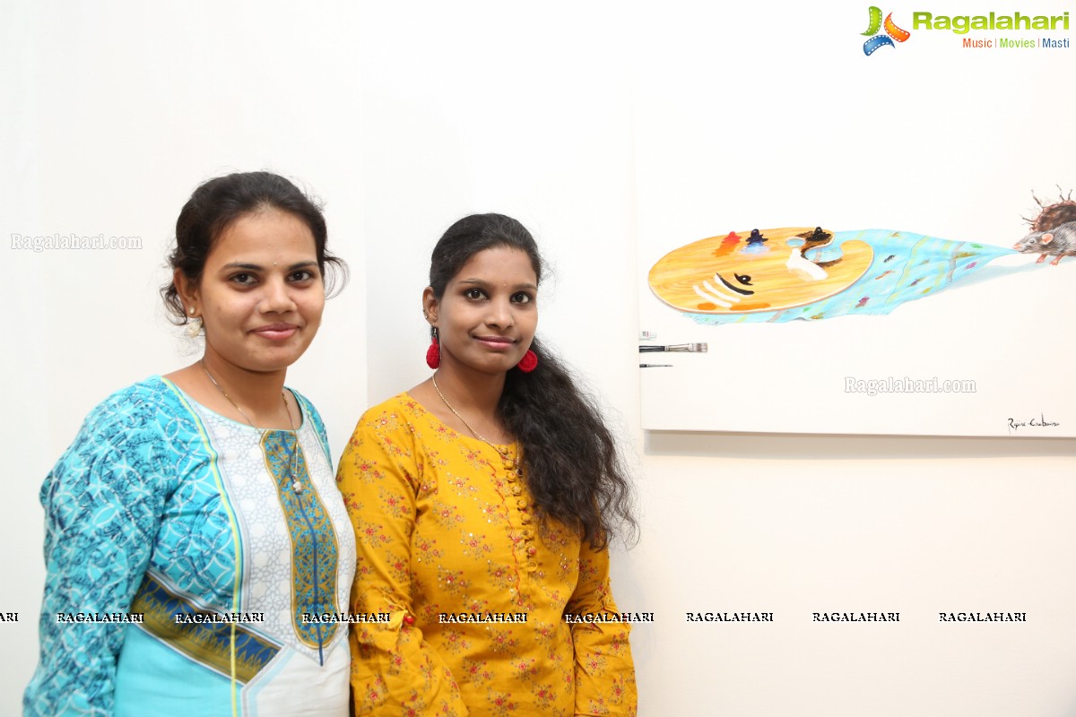 108 Lord Ganesha Paintings Exhibition at State Gallery of Art