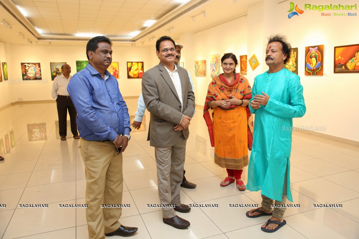 108 Lord Ganesha Paintings Exhibition at State Gallery of Art