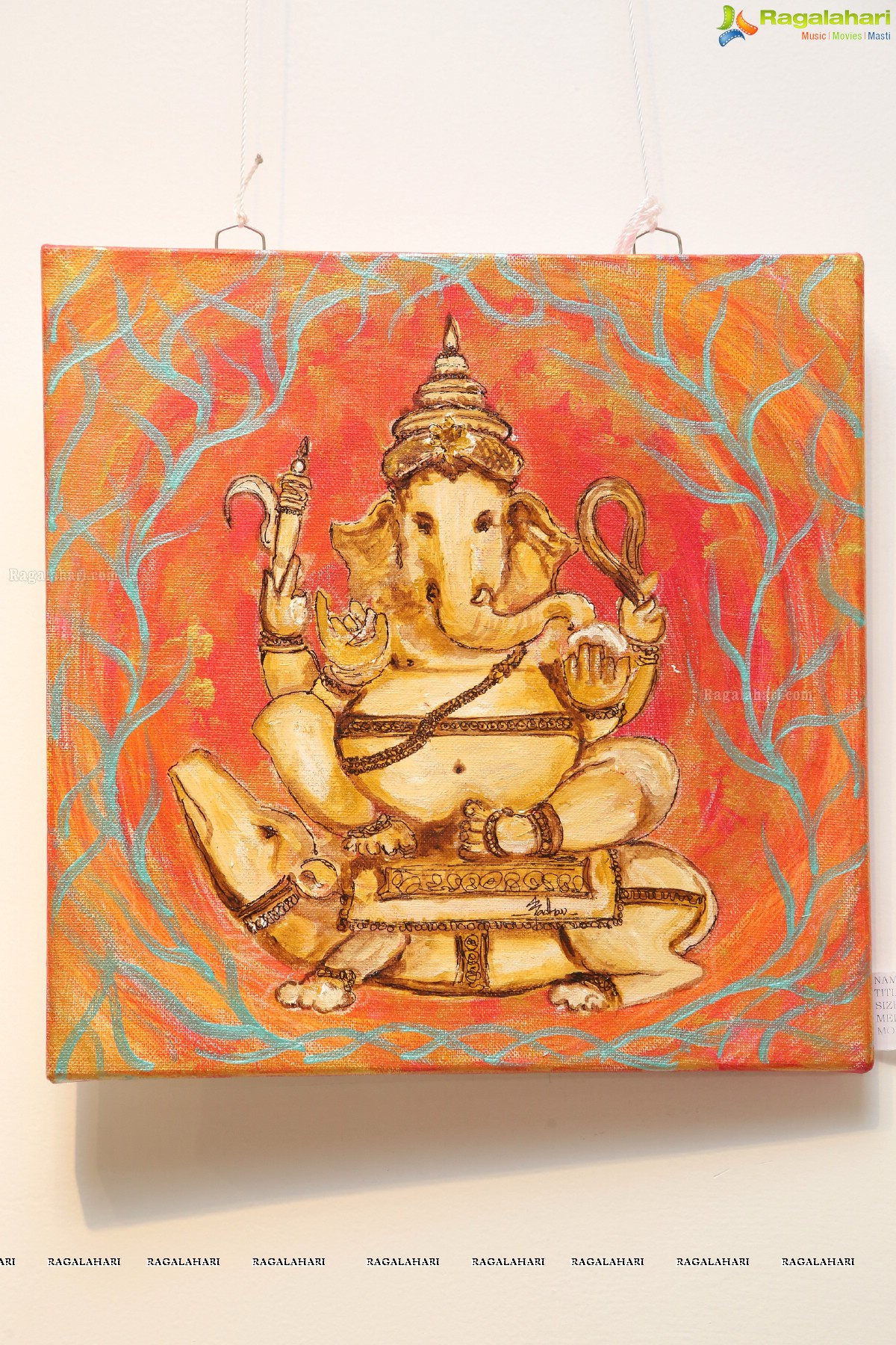 108 Lord Ganesha Paintings Exhibition at State Gallery of Art