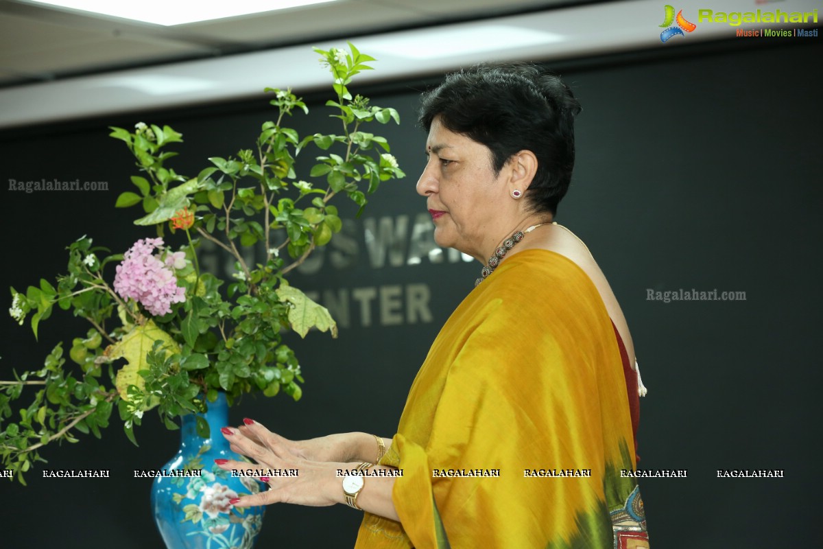 Ikebana Demonstration by Hyderabad Chapter of Ohara School of Ikebana