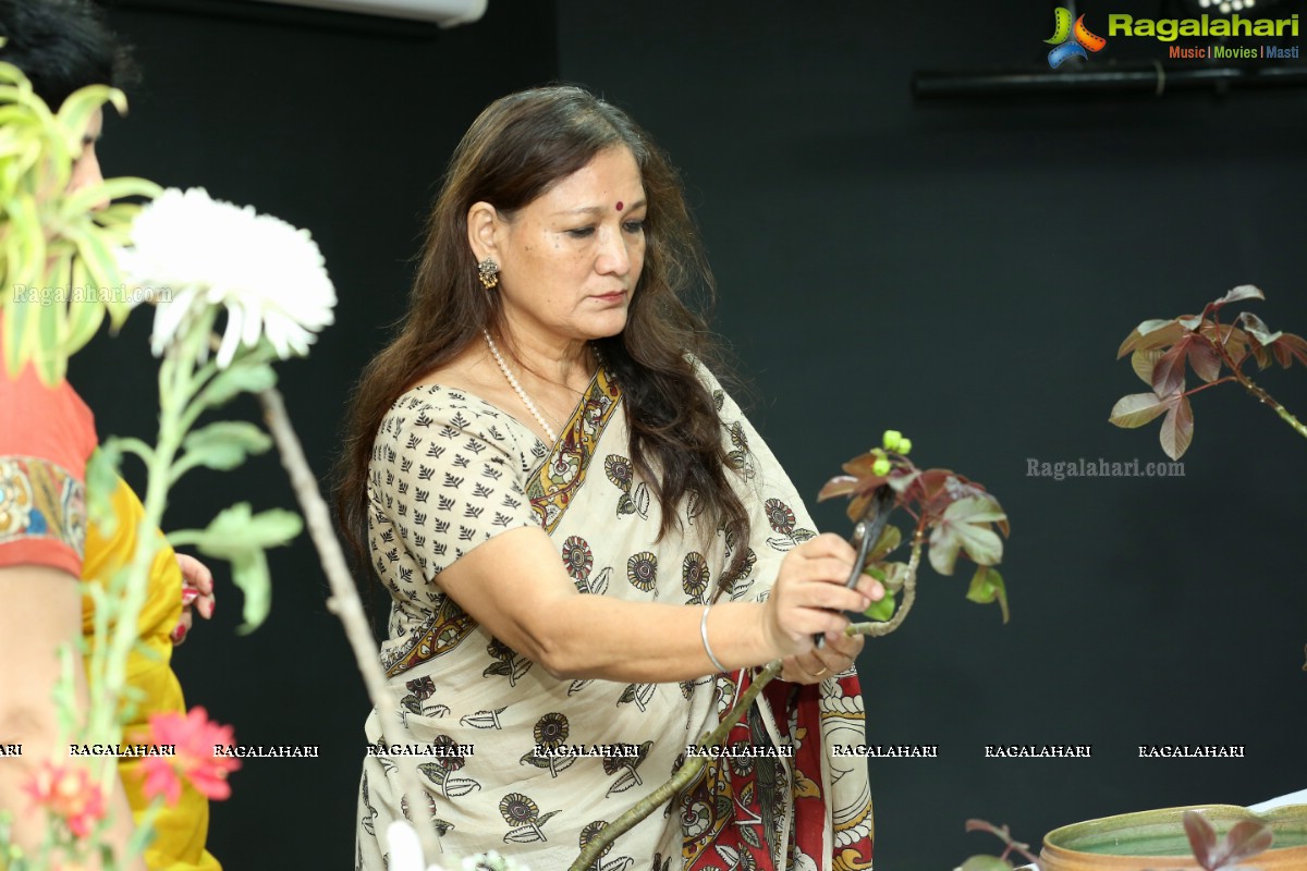 Ikebana Demonstration by Hyderabad Chapter of Ohara School of Ikebana