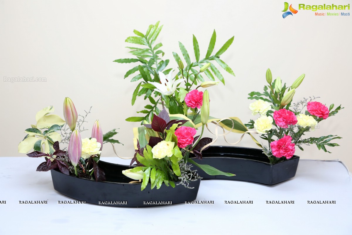 Ikebana Demonstration by Hyderabad Chapter of Ohara School of Ikebana