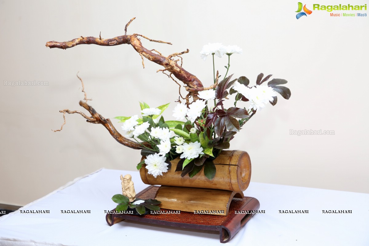 Ikebana Demonstration by Hyderabad Chapter of Ohara School of Ikebana