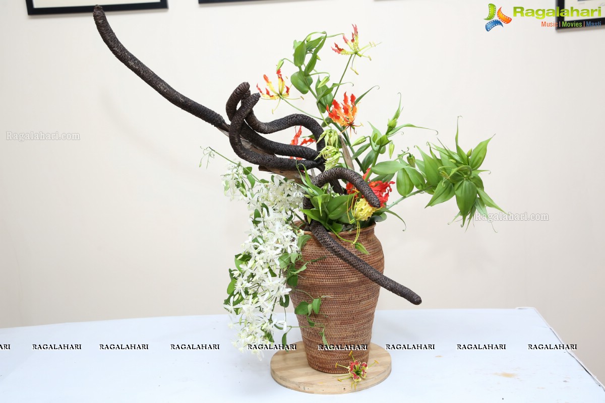 Ikebana Demonstration by Hyderabad Chapter of Ohara School of Ikebana