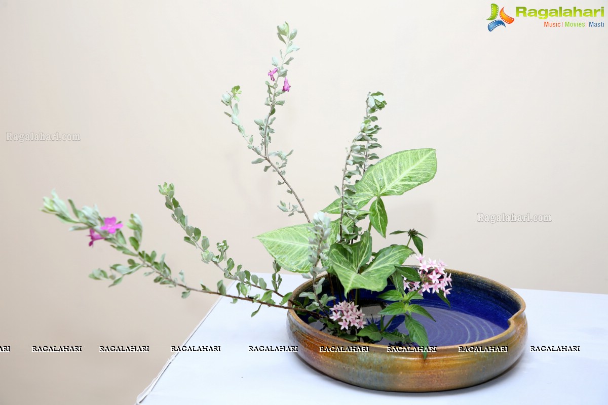 Ikebana Demonstration by Hyderabad Chapter of Ohara School of Ikebana