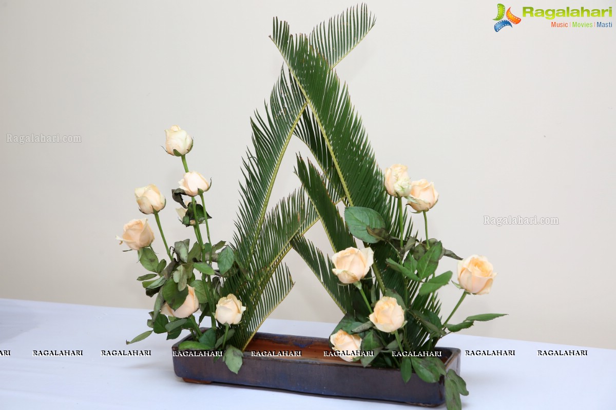 Ikebana Demonstration by Hyderabad Chapter of Ohara School of Ikebana