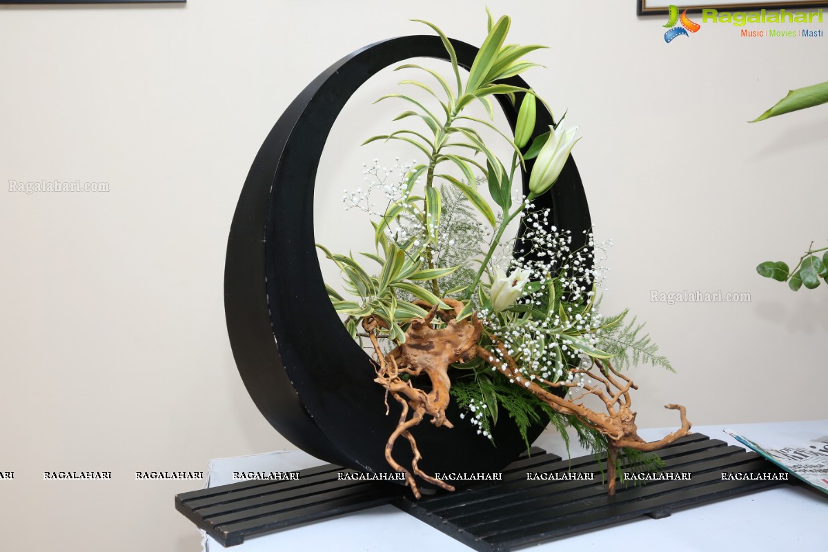 Ikebana Demonstration by Hyderabad Chapter of Ohara School of Ikebana