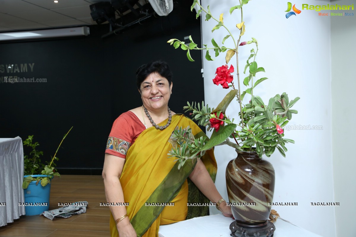 Ikebana Demonstration by Hyderabad Chapter of Ohara School of Ikebana