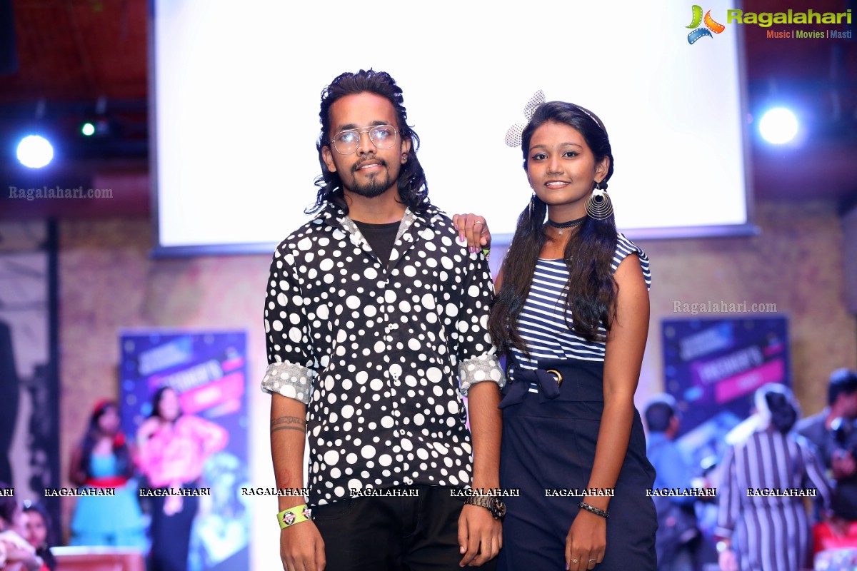 JD Institute of Fashion Technology Freshers Day Party & Fashion Show at Heart Cup, Kondapur