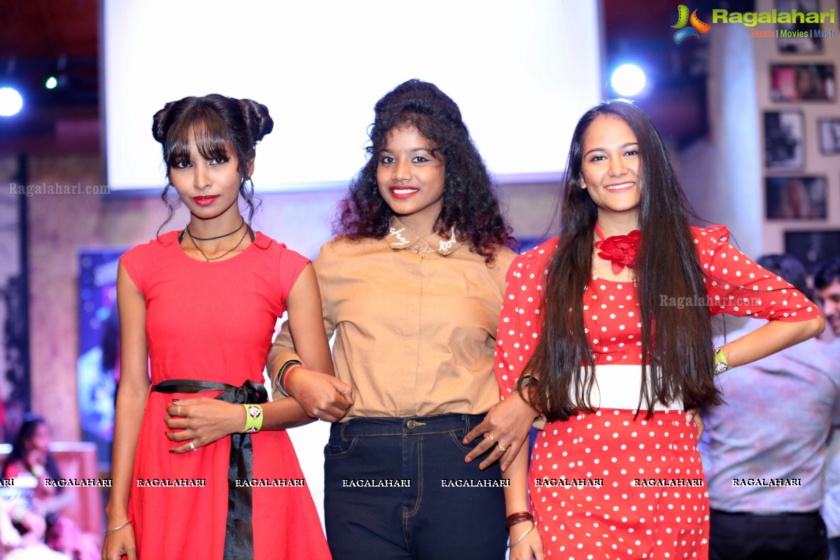 JD Institute of Fashion Technology Freshers Day Party & Fashion Show at Heart Cup, Kondapur