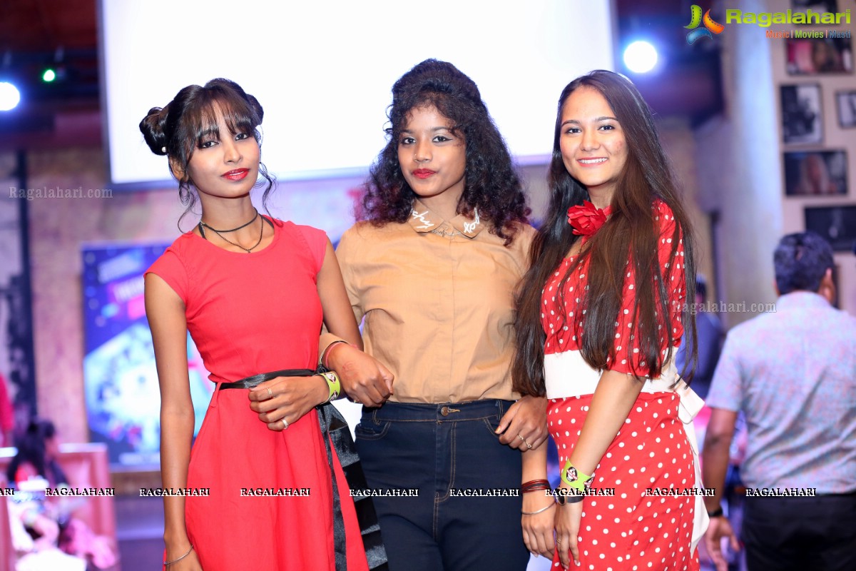 JD Institute of Fashion Technology Freshers Day Party & Fashion Show at Heart Cup, Kondapur