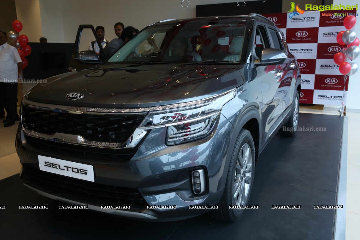 KIA Unveils KIA Seltos at Vihaan Auto, Kukatpally