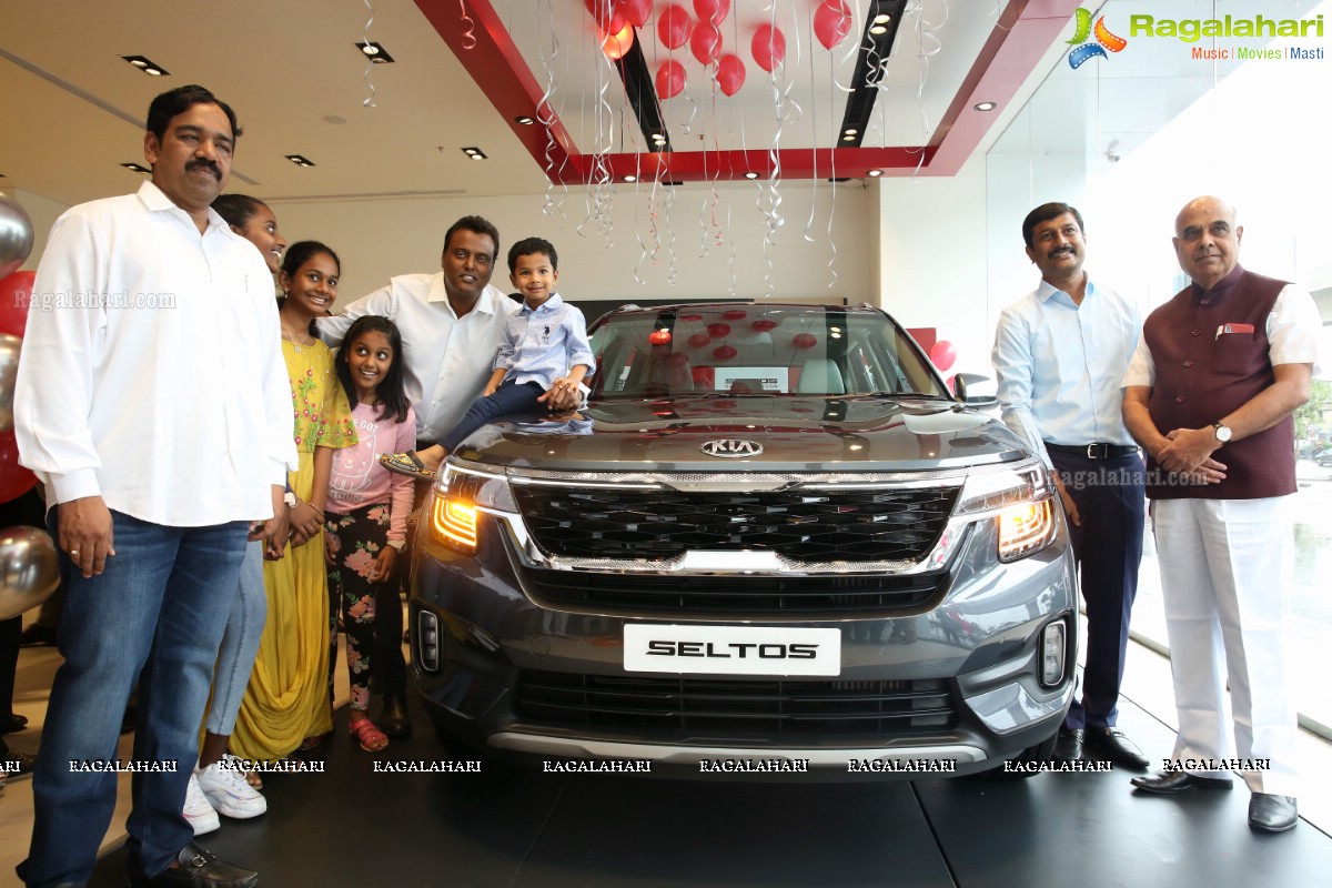 KIA Unveils KIA Seltos at Vihaan Auto, Kukatpally