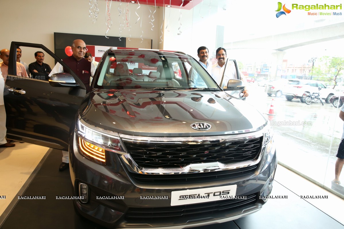 KIA Unveils KIA Seltos at Vihaan Auto, Kukatpally