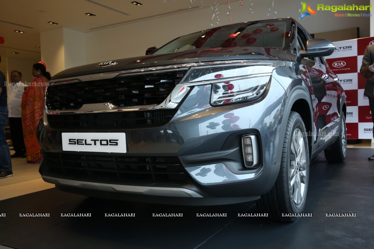 KIA Unveils KIA Seltos at Vihaan Auto, Kukatpally