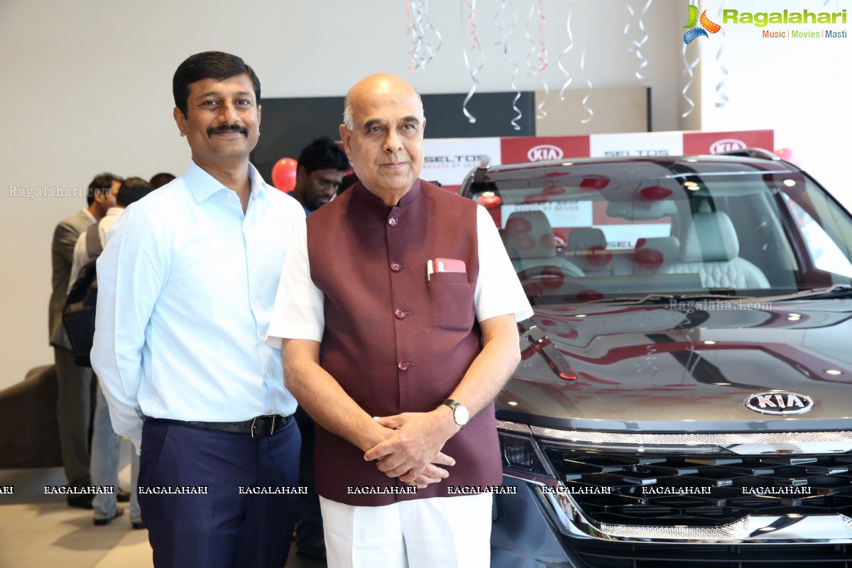 KIA Unveils KIA Seltos at Vihaan Auto, Kukatpally