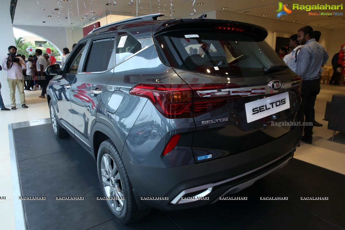 KIA Unveils KIA Seltos at Vihaan Auto, Kukatpally