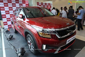 KIA Unveils KIA Seltos at at Kia Automotive at Kondapur