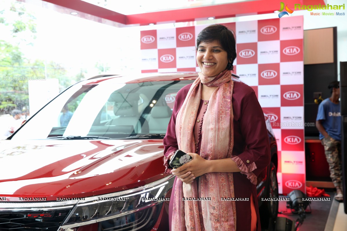 Kia Seltos Unveiled at Automotive Kia, Hyderabad