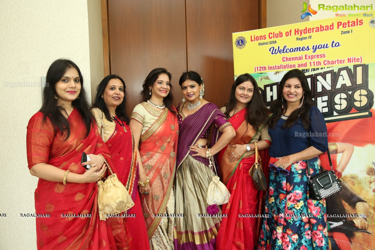 Lions Club of Hyderabad Petals 12th Installation & 11th Charter Night at Hyatt Place - Theme: Chennai Express