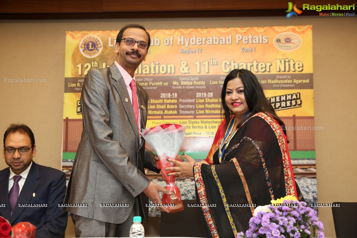 Lions Club of Hyderabad Petals 12th Installation & 11th Charter Night at Hyatt Place - Theme: Chennai Express