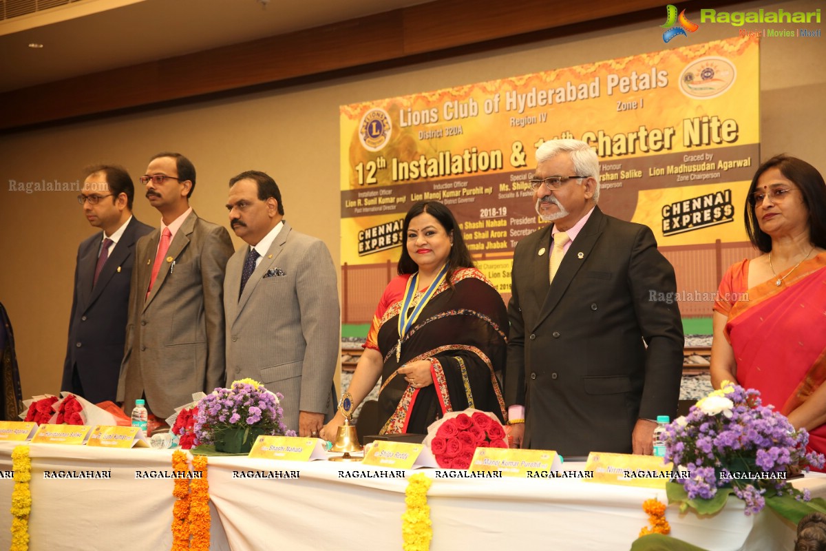 Lions Club of Hyderabad Petals 12th Installation & 11th Charter Night at Hyatt Place - Theme: Chennai Express