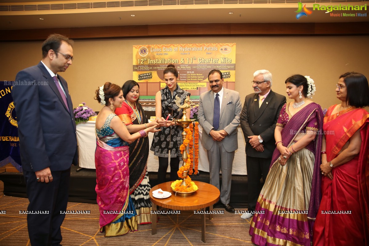 Lions Club of Hyderabad Petals 12th Installation & 11th Charter Night at Hyatt Place - Theme: Chennai Express