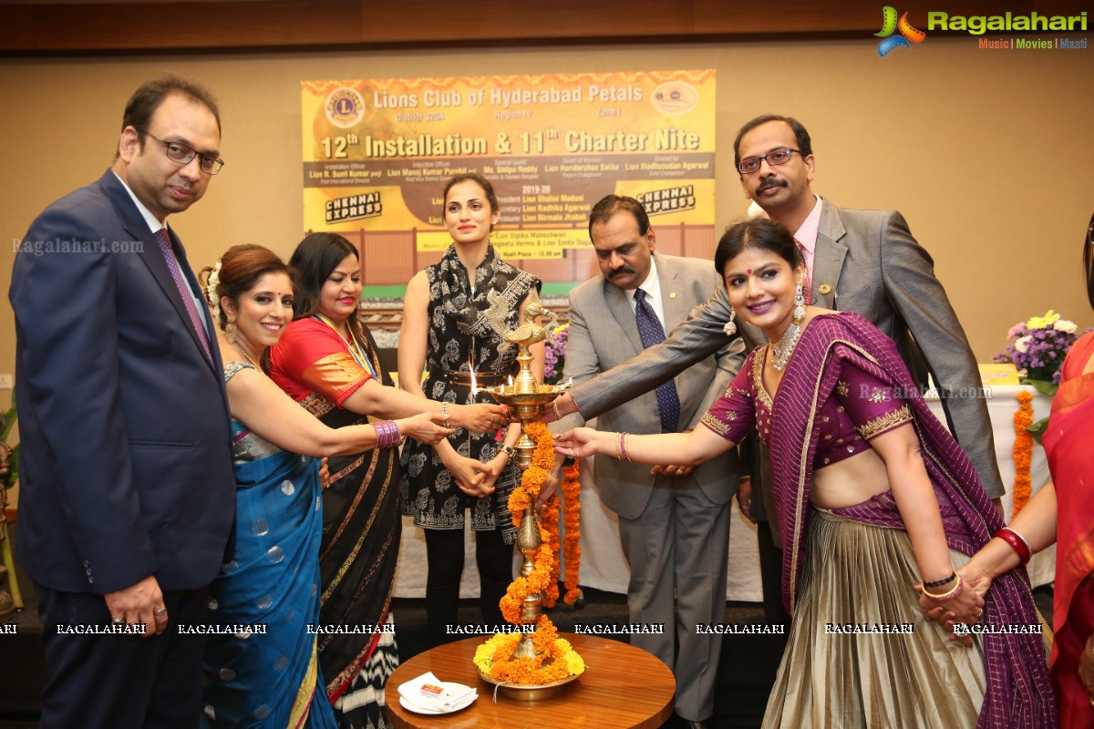 Lions Club of Hyderabad Petals 12th Installation & 11th Charter Night at Hyatt Place - Theme: Chennai Express