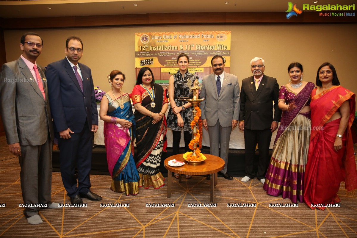 Lions Club of Hyderabad Petals 12th Installation & 11th Charter Night at Hyatt Place - Theme: Chennai Express