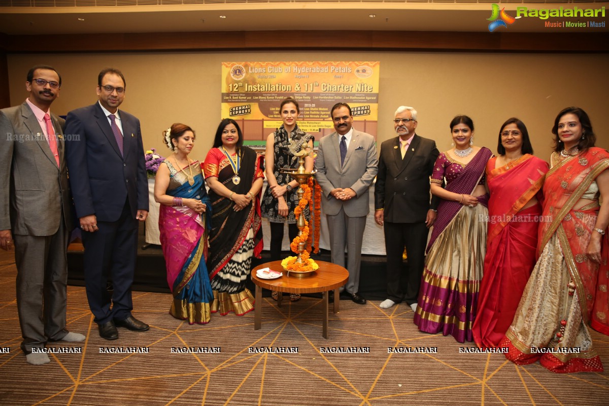 Lions Club of Hyderabad Petals 12th Installation & 11th Charter Night at Hyatt Place - Theme: Chennai Express