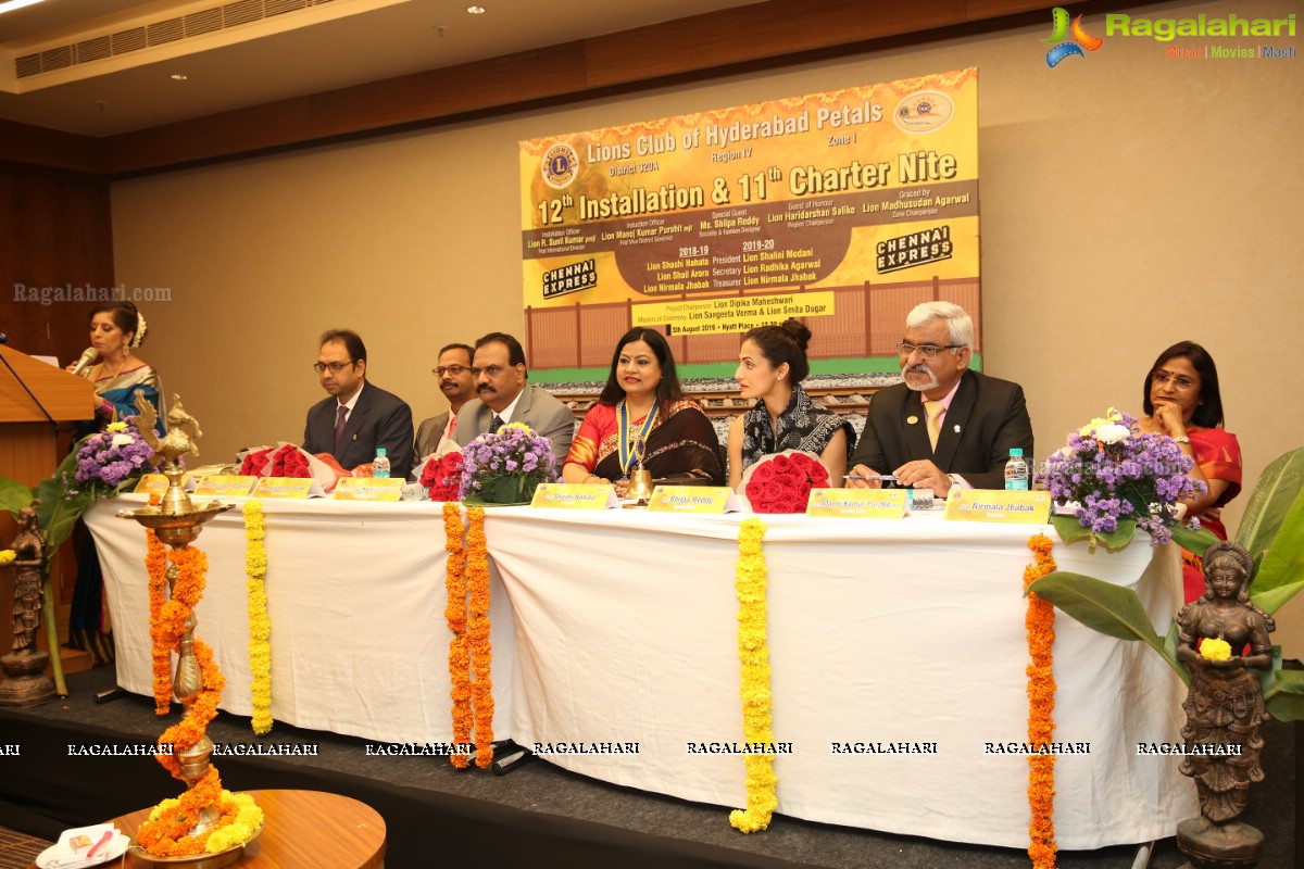 Lions Club of Hyderabad Petals 12th Installation & 11th Charter Night at Hyatt Place - Theme: Chennai Express